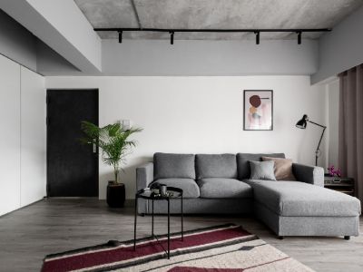 南桥花园-82㎡-现代风效果图