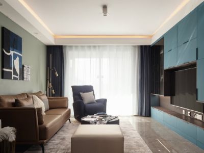 中铁瑞景誉都-128㎡-北欧风效果图