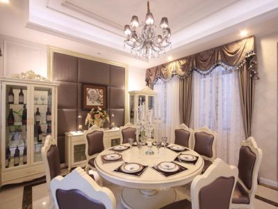 新城市别墅-370㎡-欧式风效果图