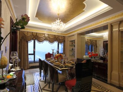 嘉祥瑞庭南城-320㎡-欧式风效果图