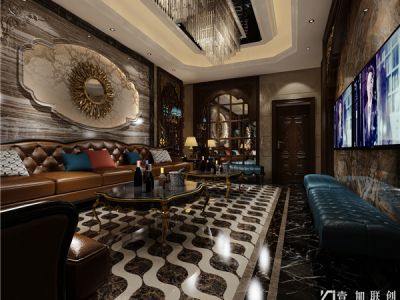 KTV-3000㎡-新古典风效果图