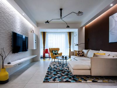 枣庄誉德华府-130㎡-现代风效果图