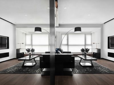 鹭岛LOFT广场-115㎡-现代风效果图