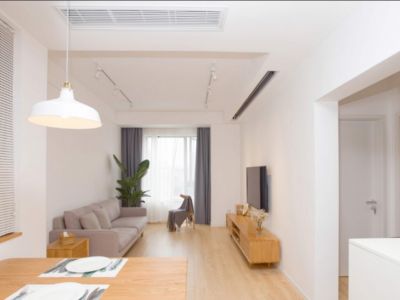 绿地之窗-98㎡-北欧风效果图