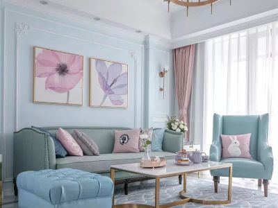 融创长滩壹号-98㎡-北欧风效果图