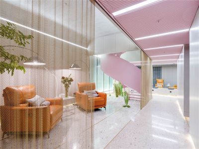 美容院-420㎡-现代风效果图