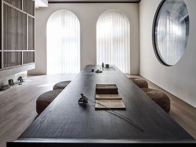 北科建水岸-186㎡-中式风效果图