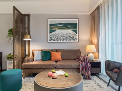 北亚花园-102㎡-北欧风效果图