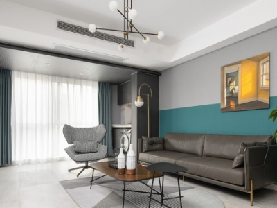 世纪家园-80㎡-北欧风效果图