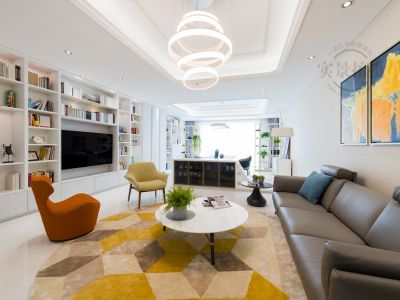 东山condo-343㎡-现代风效果图