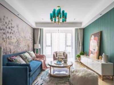 久润花园-99㎡-混搭风效果图