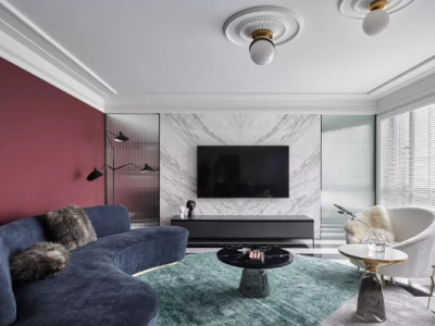 密东广场-150㎡-混搭风效果图