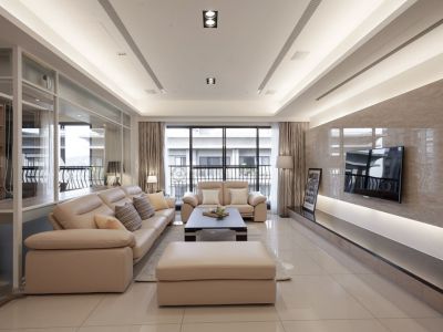 天恒水岸壹号-124㎡-宜家风效果图