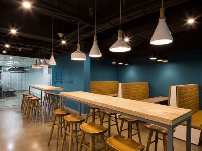 现代办公室-200㎡-现代风效果图