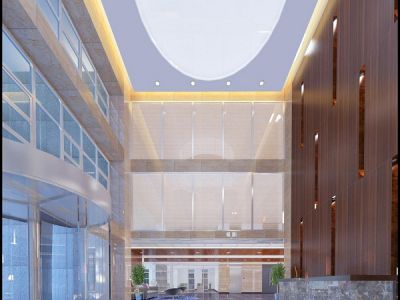 炬光科技公司-3000㎡-现代风效果图