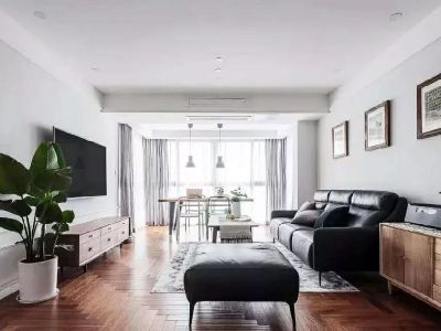 金辉·崇文府-89㎡-简约风效果图