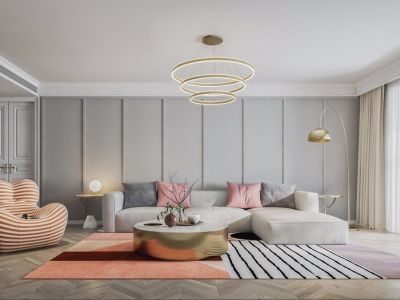 天宝家园-120㎡-北欧风效果图