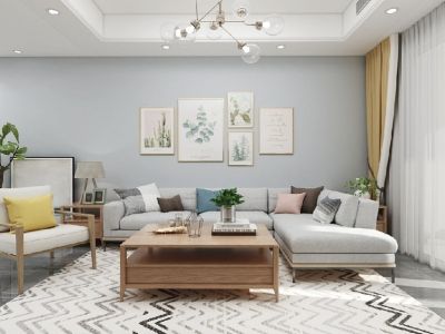 林凯溢金湾-118㎡-现代风效果图