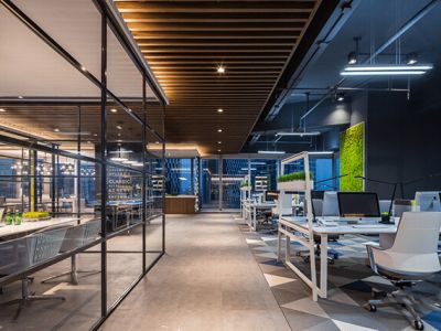 广告工作室-350㎡-现代风效果图