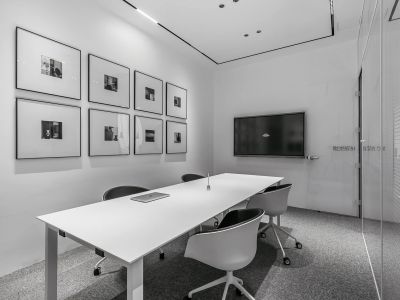 办公室-800㎡-极简风效果图