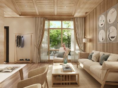 紫薇大都会-116㎡-日式风效果图