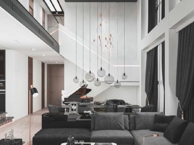 荣华水岸新城-420㎡-现代风效果图