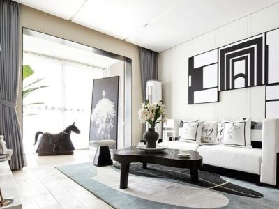 万科城市之光-105㎡-北欧风效果图