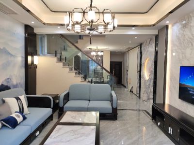 新纪元家园-320㎡-中式风效果图