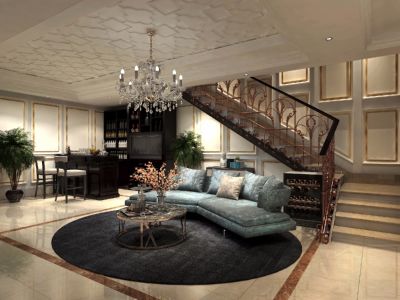 宝盛里-800㎡-欧式风效果图