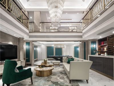 凯旋城-580㎡-现代风效果图