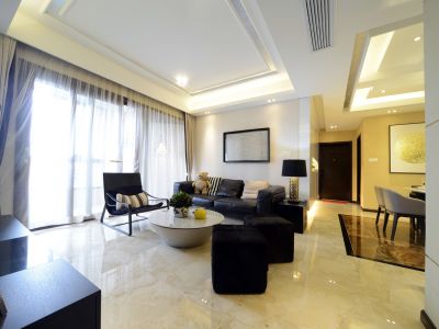 北京风景-110㎡-简约风效果图