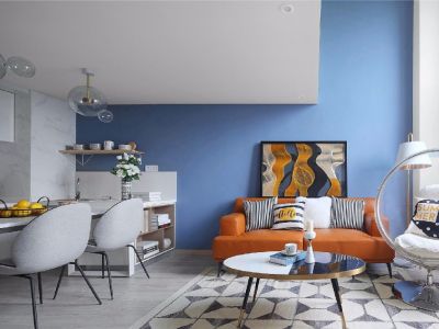 香克林小镇-90㎡-北欧风效果图