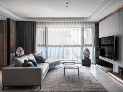 八号府邸-121㎡-现代风效果图