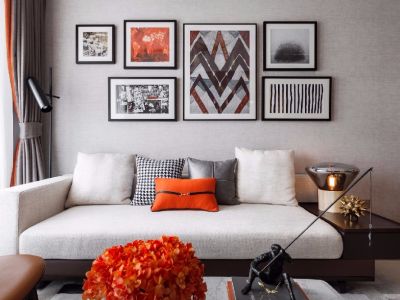 兴龙花园-90㎡-现代风效果图