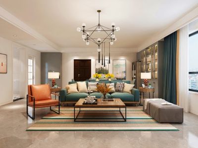 开元第一城-132㎡-现代风效果图