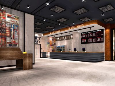 电影院-1200㎡-现代风效果图