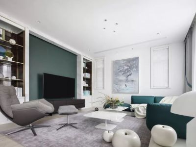 金地大湖风华-209㎡-简约风效果图