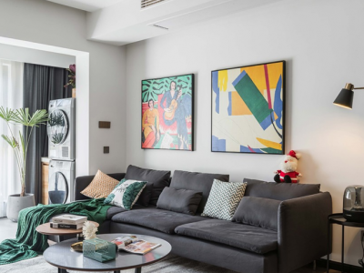 天坛佳苑-90㎡-现代风效果图