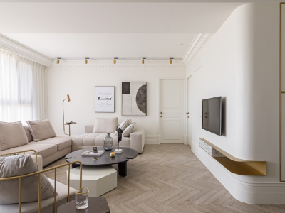 荣华·清荷园-135㎡-美式风效果图