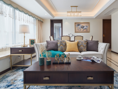 自在山-130㎡-混搭风效果图