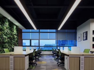 办公室-600㎡-现代风效果图