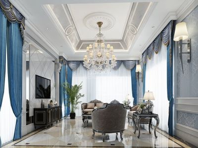 御墅-4800㎡-欧式风效果图