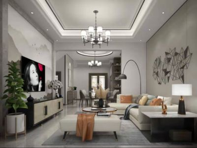 香墅里-180㎡-中式风效果图