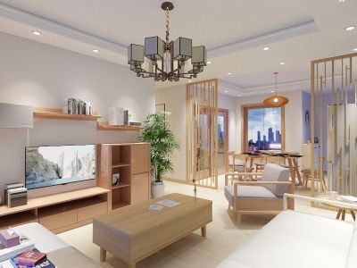 首城国际-94㎡-混搭风效果图