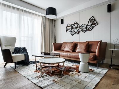 雅荷春天-98㎡-现代风效果图