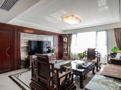 湾流域城-160㎡-中式风效果图