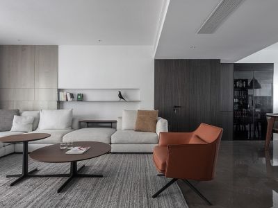 中海御湖-105㎡-现代风效果图