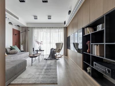 世茂都-122㎡-现代风效果图