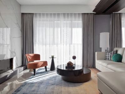 蔚蓝花城-119㎡-现代风效果图