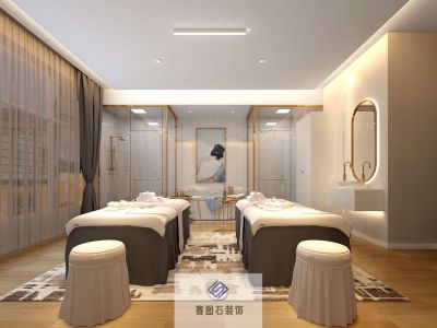 高端会所-400㎡-现代风效果图